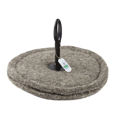 Chimney Sheep 12 inch round draught excluder.