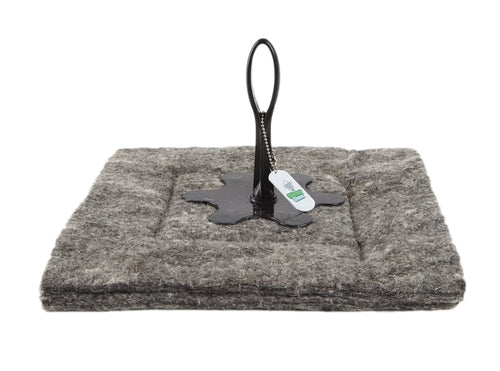 Square Chimney Sheep draught excluder 13 inch x 13 inch.