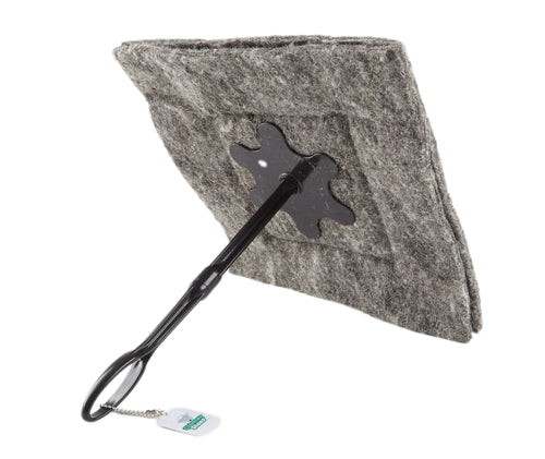 Square Chimney Sheep draught excluder 13 inch x 13 inch.