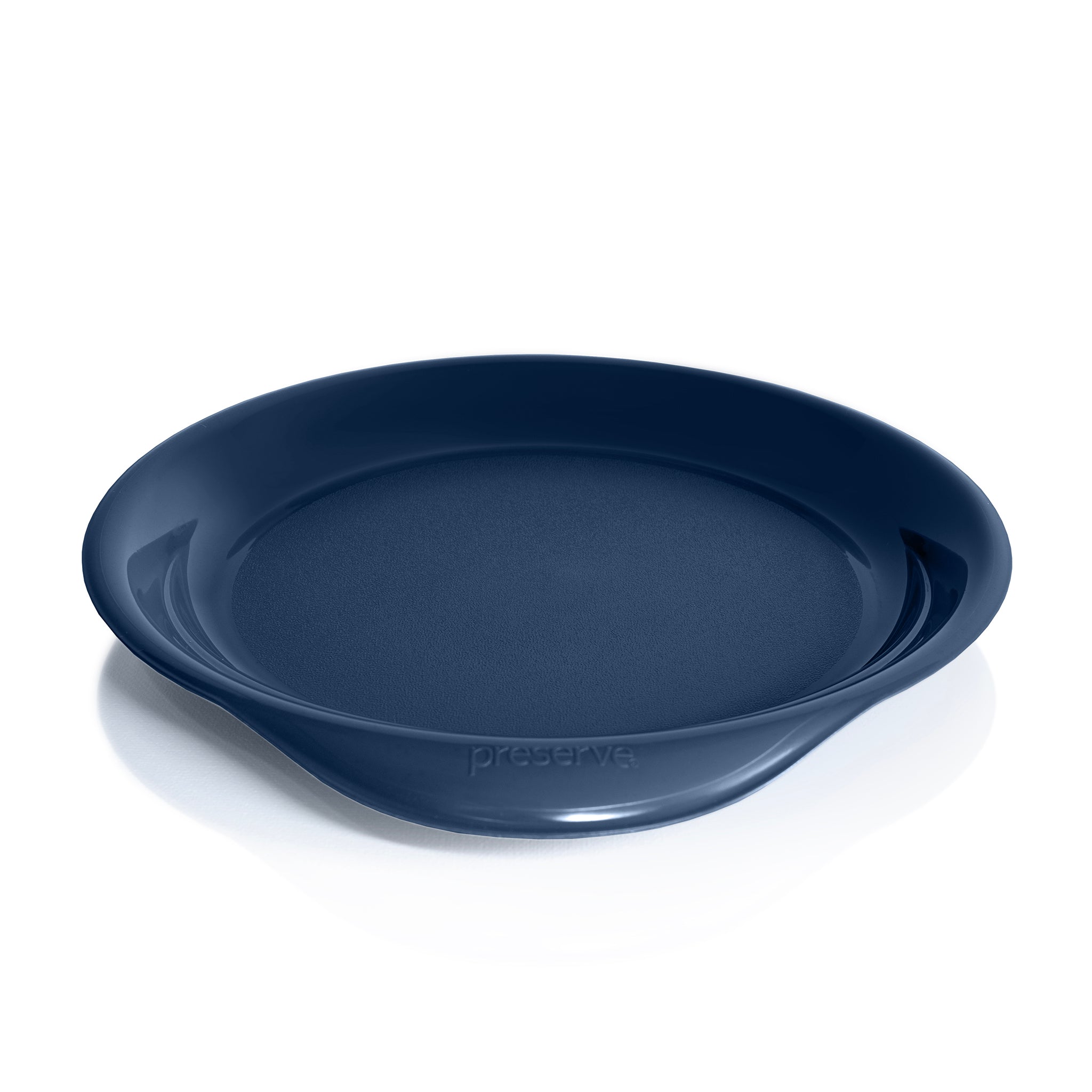 Midnight blue recycled plastic plate