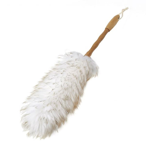 A bamboo & wool duster.