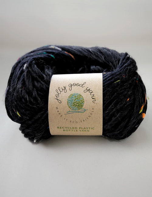 Light sage coloured yarn made of recycled plastic bottles
