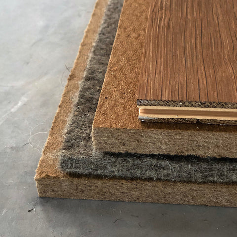 wool underlay for wooden and laminate floors