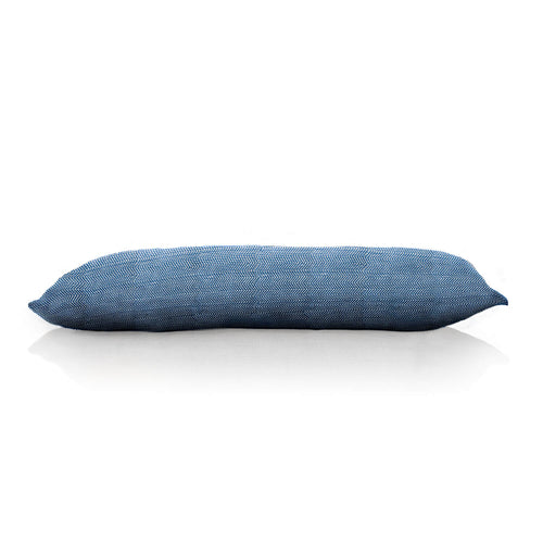 organic cotton blue door draught excluder