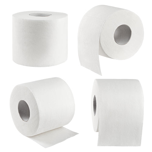 Toilet roll made of 100% recycled UK paper