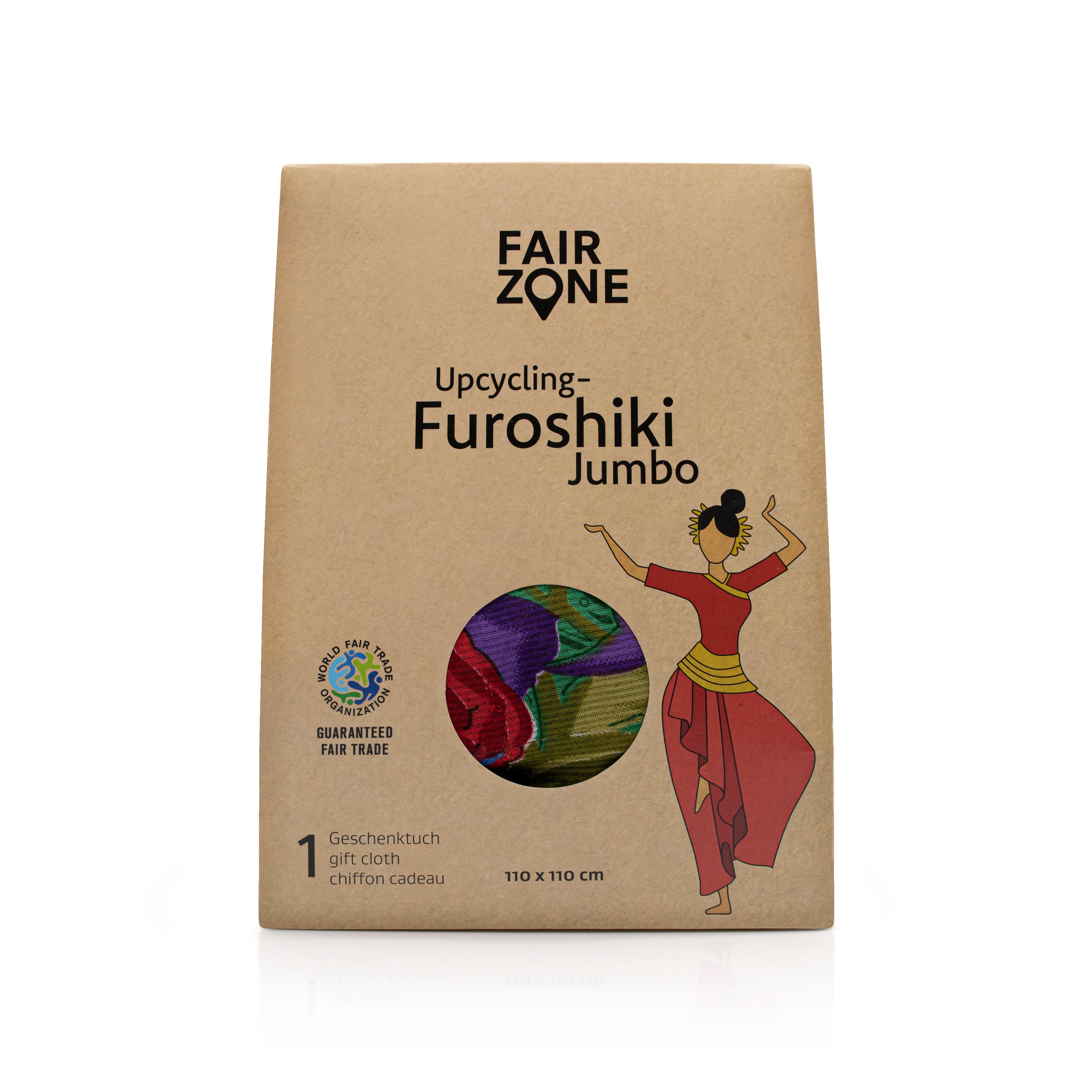multi-coloured fair trade eco friendly wrap