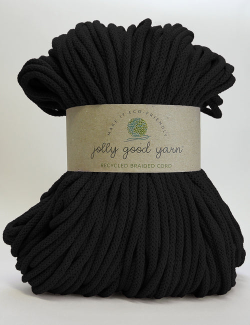 5mm thick turquoise braided cord with a 'jolly good yarn' label on a light gray background