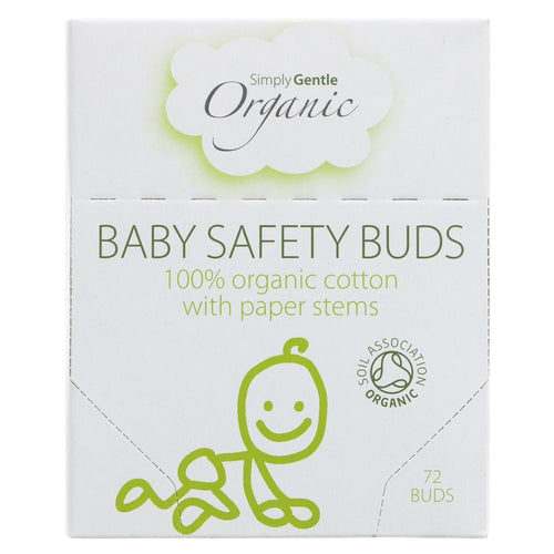 100% organic cotton ear buds.