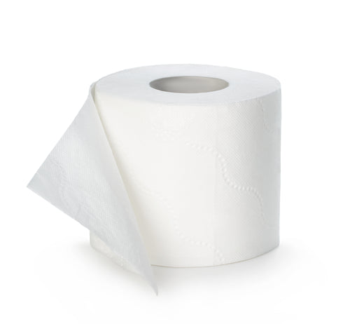Toilet roll made of 100% recycled UK paper