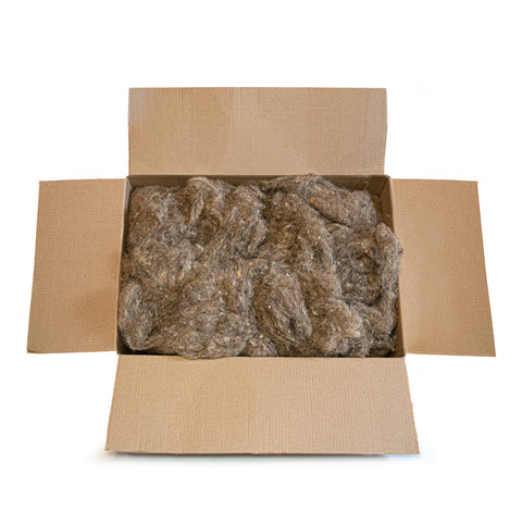 Box of sheep wool insulation to help retain heat around your home.