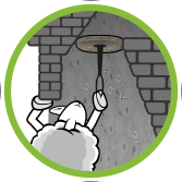 Chimney Sheep being fitted