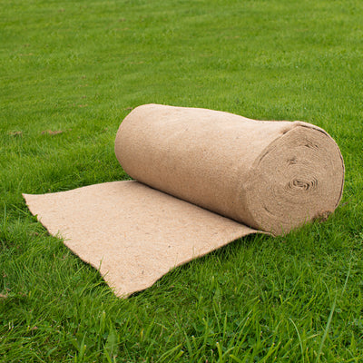 Jute mulch garden landscape roll