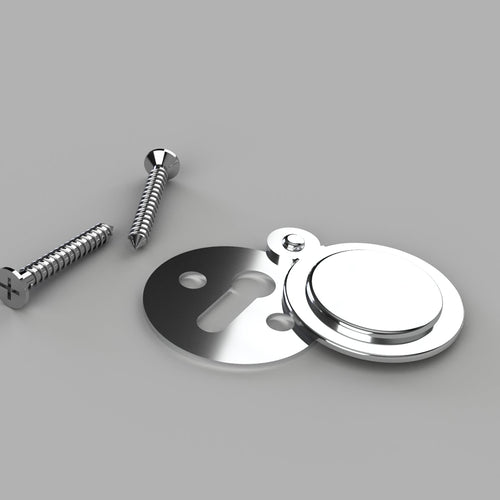 Gold keyhole cover for doors