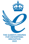 'The Queen's Award for Enterprise in Innovation 2022' logo