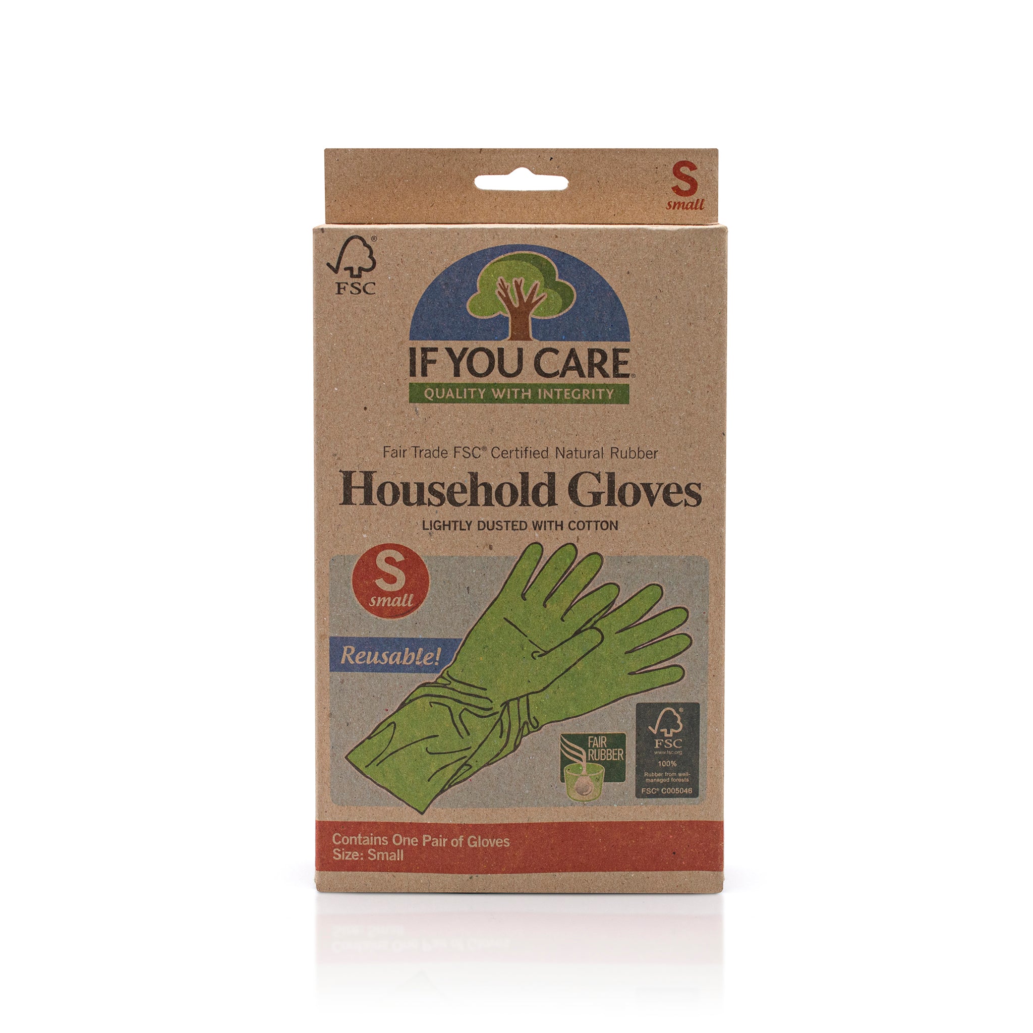 if you care household gloves in small