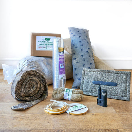 Range of wool draught exclusion products 