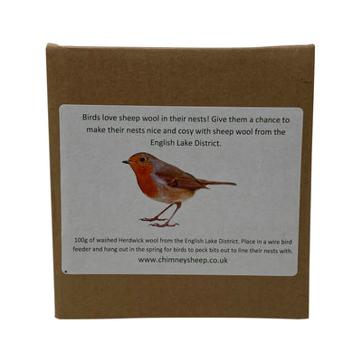 100g bird nesting wool in bird feeder