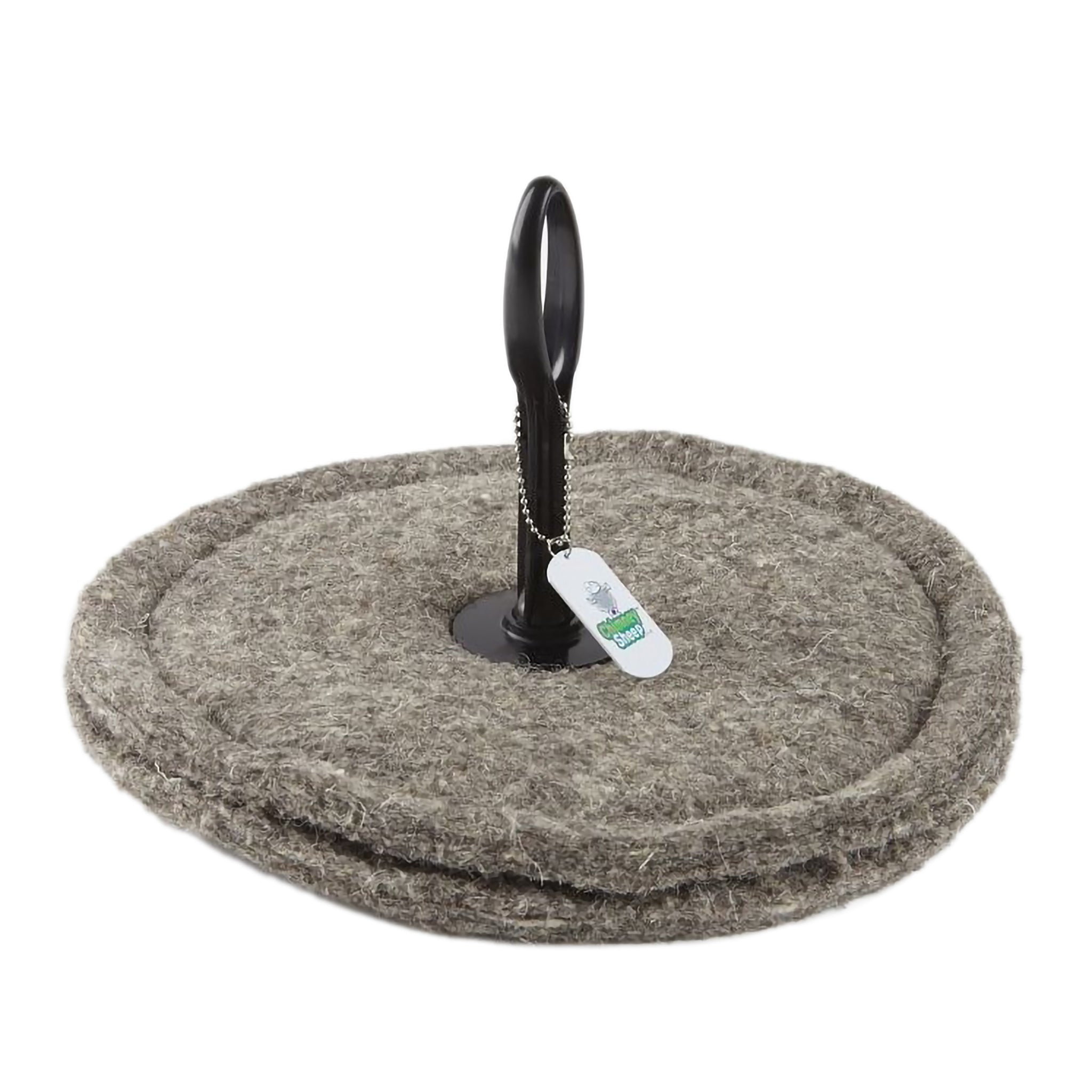 Large wool round chimney draught excluder