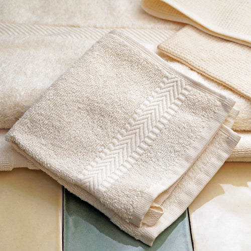 undyed organic cotton facecloth
