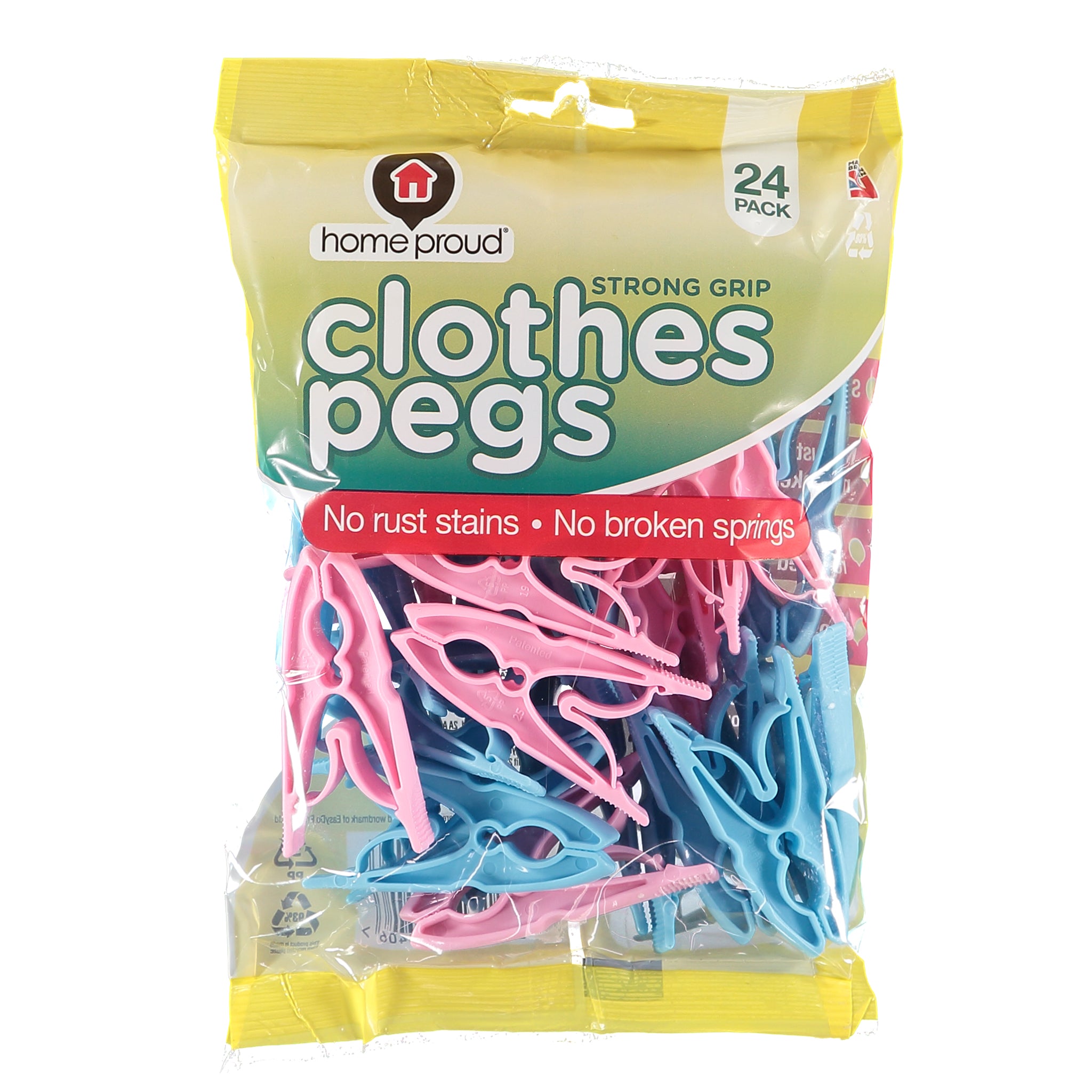 recycled plastic clothes pegs
