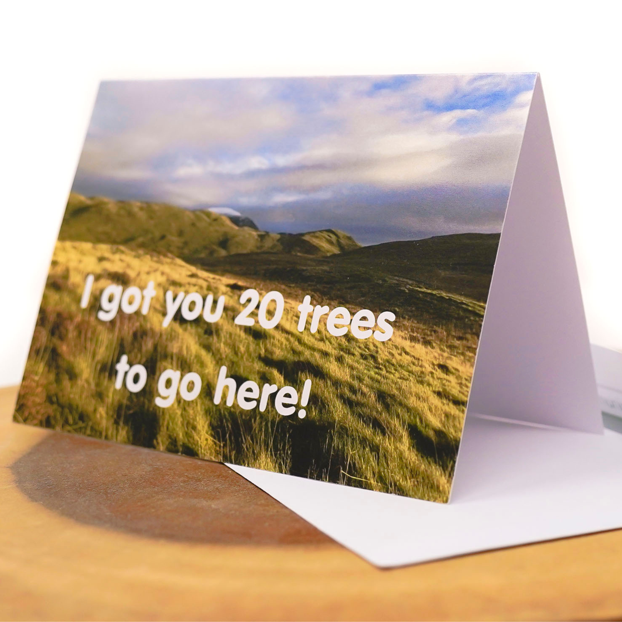Chimmey Sheep Buy Land Plant Trees Voucher card to plant 20 trees