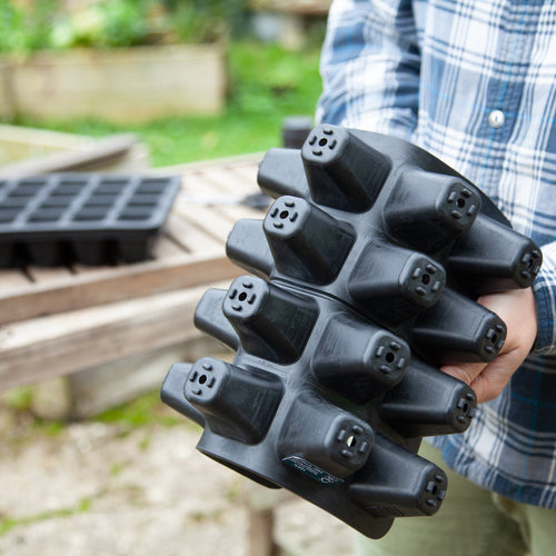 Natural rubber seed tray - 20 cell tray