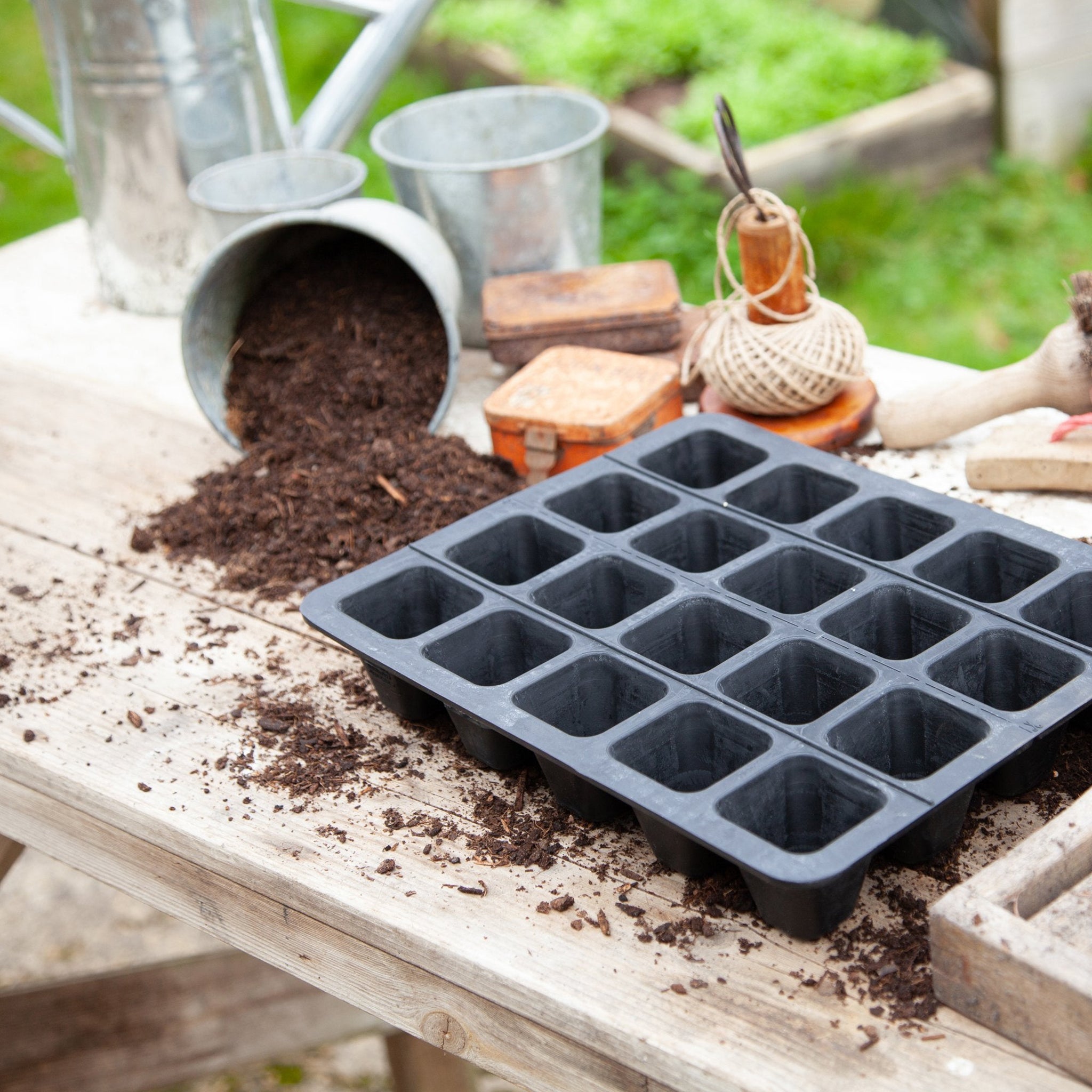 rubber cell seed tray