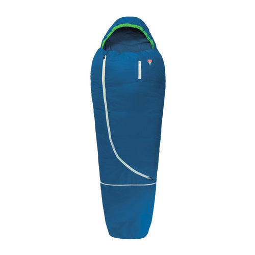 Green wool filled sleeping bag