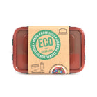 recycled plastic lunch set in packaging from top