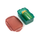 recycled plastic luncbox and water bottle