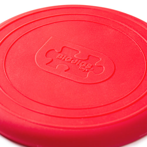Cherry Red Plastic Free Frisbee