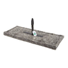 Wind noise reducing chimney draught excluder.