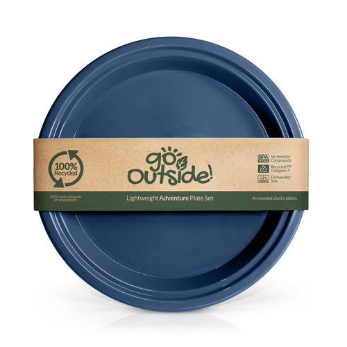 recycled plastic dinner plate