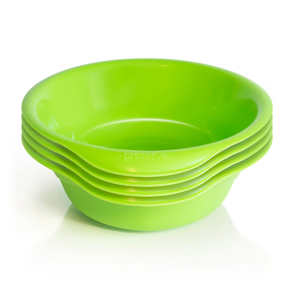 Apple green recycled plastic bowl set