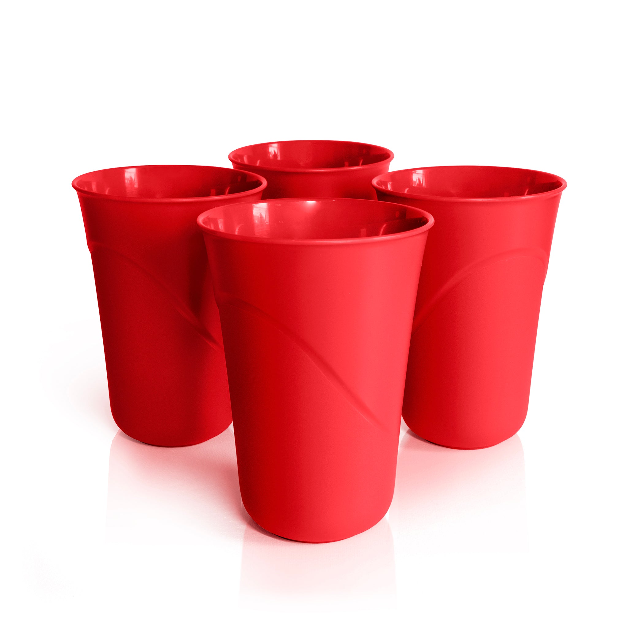 Red pepper reusable plastic cups