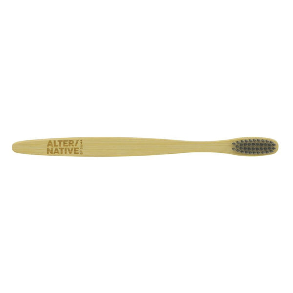 Sturdy bamboo toothbrush.