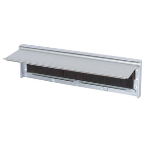 Stormguard Aluminium letterbox cover with flap