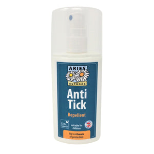 Aries anti-tick repellent on white back ground