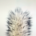 Closeup of soft wool head with fine wool fibres on lambswool duster
