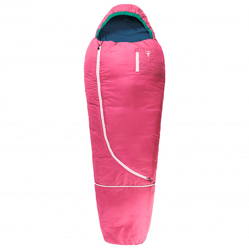 Green wool filled sleeping bag