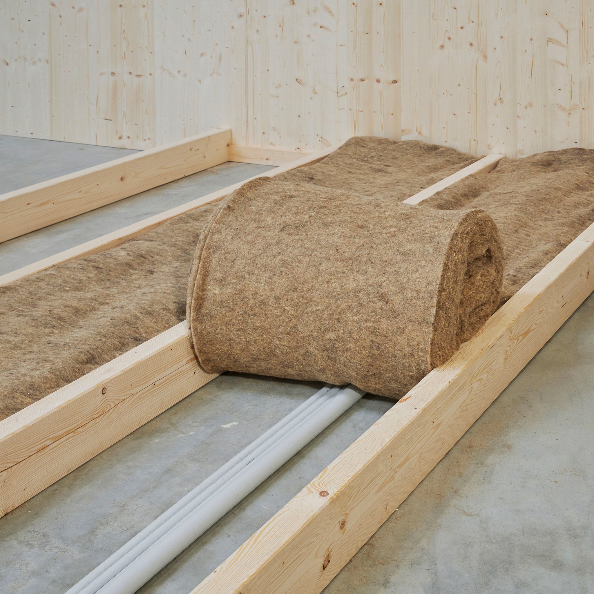 sheep wool insulation for the floor