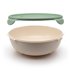 Large bowl with lid made from sugarcane thumbnail