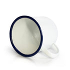 Enamelled metal cup