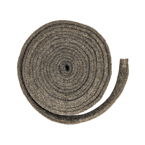 Wool pipe insulation made from Herdwick Felted Wool 