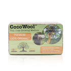 Peat Free CocoWool Block front of packaging on a white background.
