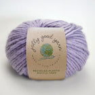 Purple mauve soft yarn made of recycled plastic bottles