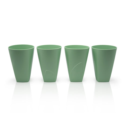 Eco-friendly set of four cups.