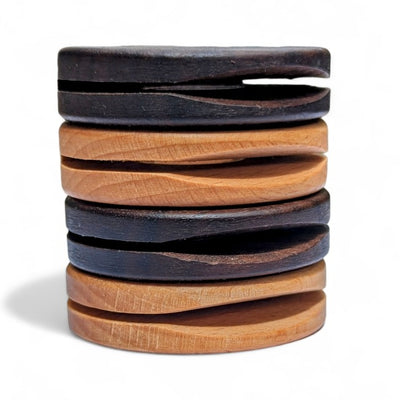 Eco-friendly, sustainable wooden food clips pack of 4