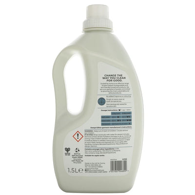 Non-bio laundry liquid - fragrance free. 