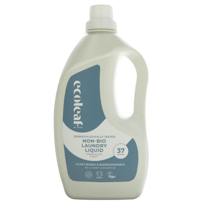 Non-bio laundry liquid - fragrance free. 